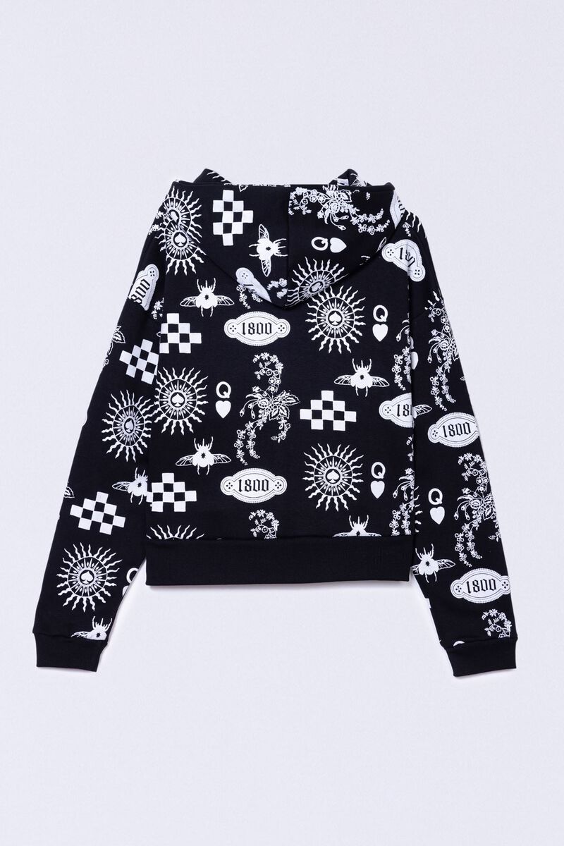 Printed | Cotton Polyester Fleece | Hoodie | AED 30.00