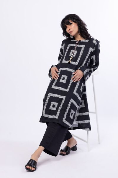 Printed | Double Layer Striped | Kurta | AED 70.00