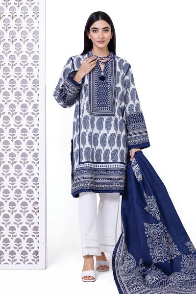 Light Khaddar | Printed | Fabrics 3 Piece | AED 120.00