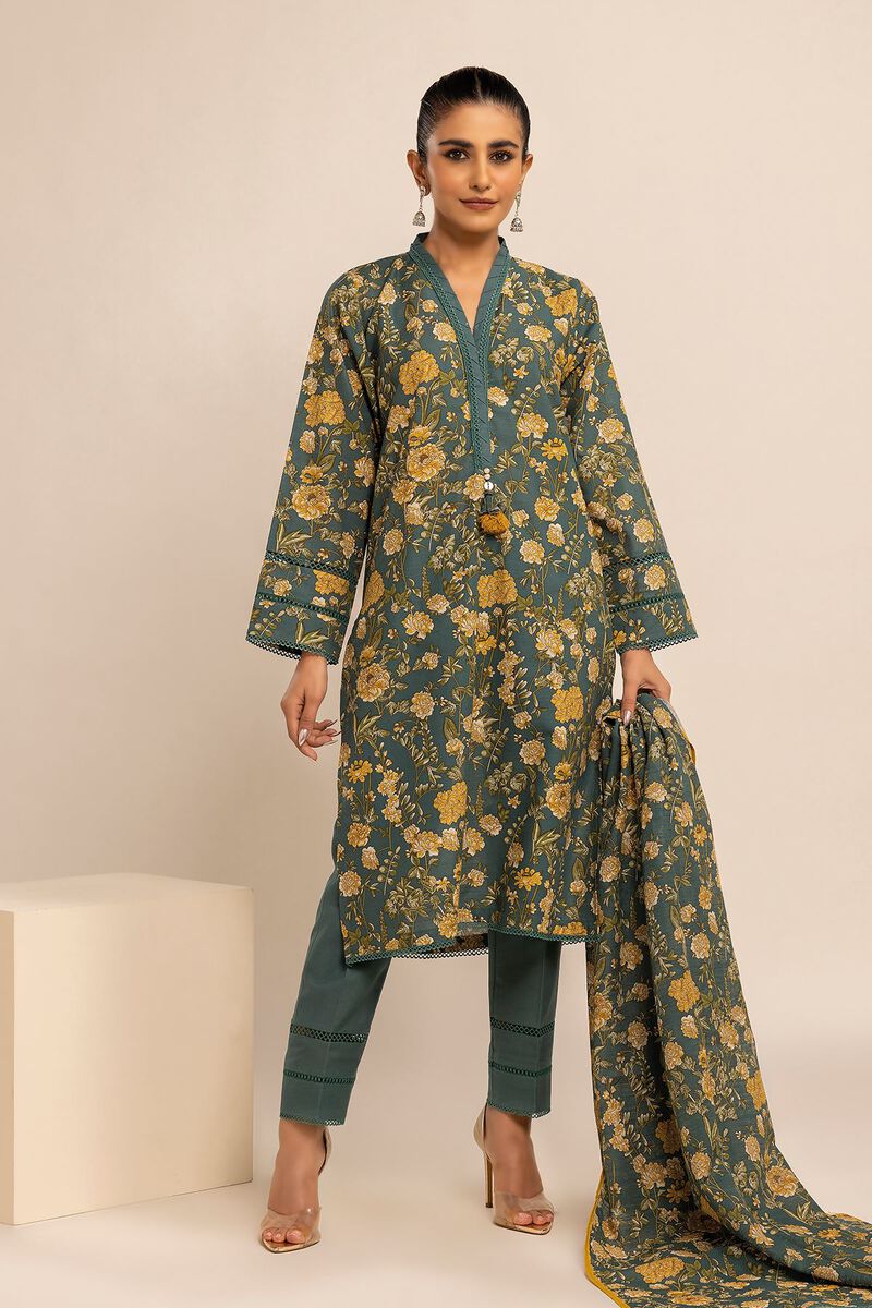 Printed | Khaddar | Fabrics 3 Piece | null
