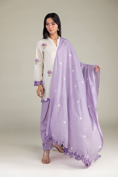 Embroidered | Lawn | Floral Lawn Dupatta | AED 150.00