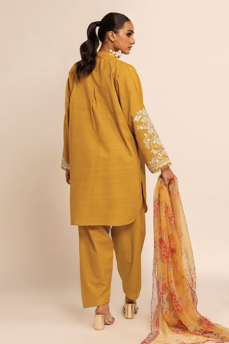 Embroidered | Crosshatch | Fabrics 3 Piece | null
