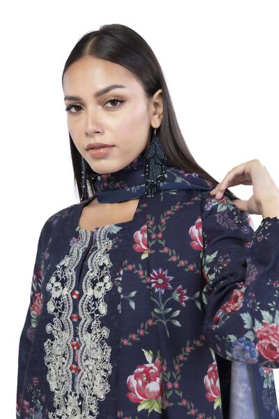 Embroidered | Blended Khaddar | Tailored 3 Piece | AED 120.00