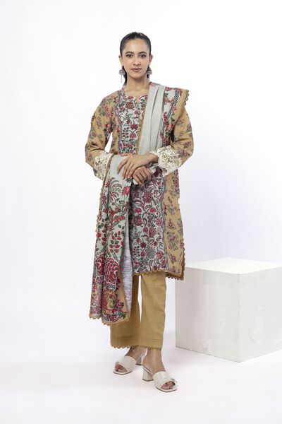 Embroidered | Light Khaddar | Tailored 3 Piece | AED 100.00