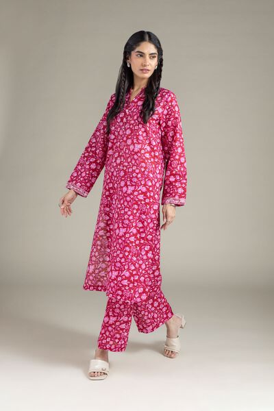 Dyed | Textured Cotton | Pants | AED 70.00