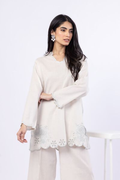Embroidered | Linen Cotton | Kurta | AED 120.00