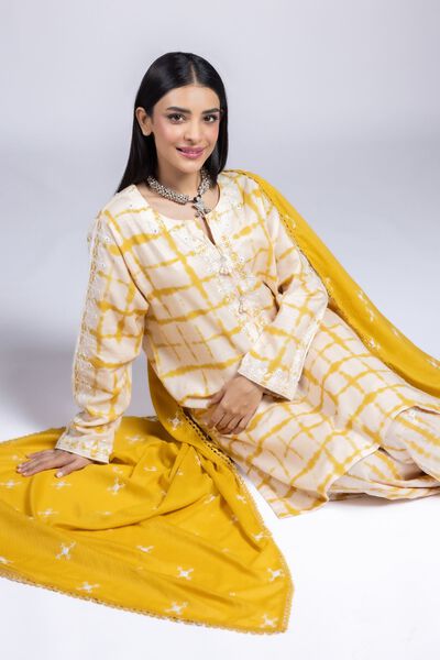 Embroidered | Cotton Square | Dupatta | AED 80.00
