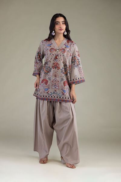 Printed | Cambric | Cambric Solid Pants | AED 150.00