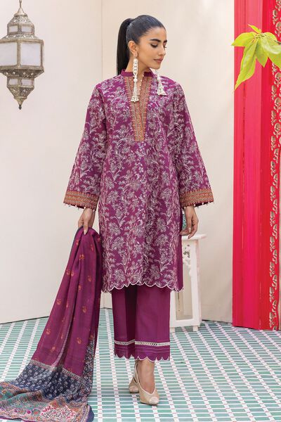Dobby | Embroidered | Tailored 3 Piece | AED 120.00