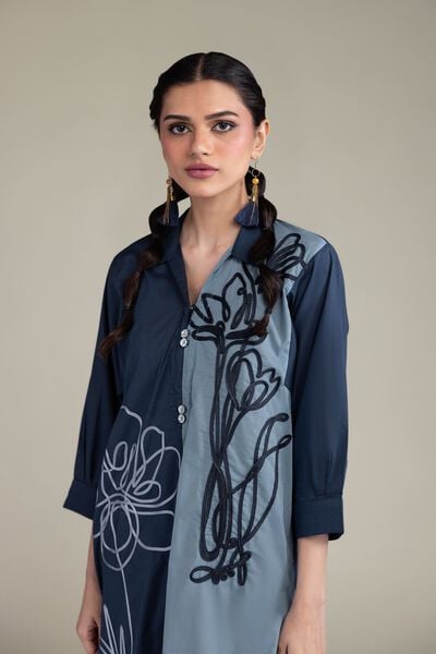 Embroidered | Cambric | Short Cambric Kurta | AED 180.00