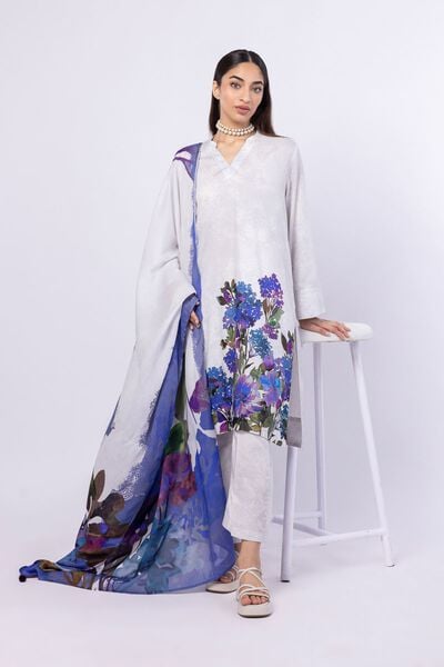 Printed | Light Thai Silk | Dupatta | AED 92.00