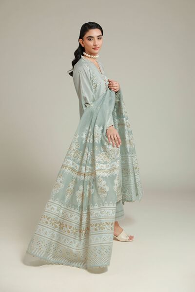 Embroidered | Cambric | Cambric Tailored Set | AED 350.00