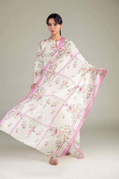 Printed | Lawn | Floral Lawn Dupatta | AED 130.00