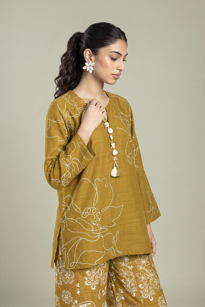 Embroidered | Light Khaddar | Kurta | AED 180.00