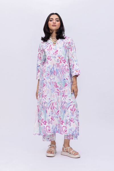 Printed | Ripple Crinkle | Pants | AED 72.00