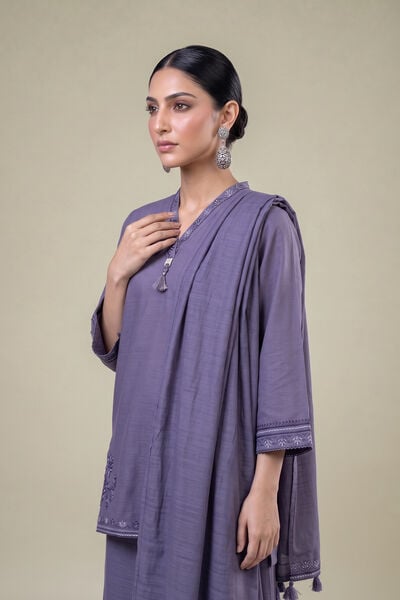 Embroidered | Light Khaddar | Light Khaddar Dupatta | AED 150.00