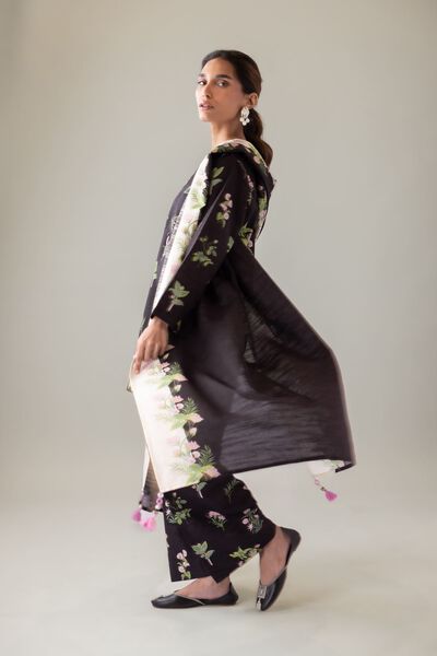 Printed | Textured Cotton | Dupatta | AED 60.00