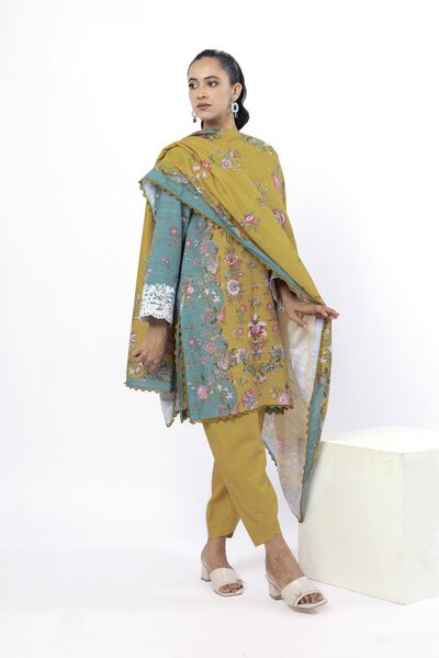 Embroidered | Light Khaddar | Tailored 3 Piece | AED 100.00