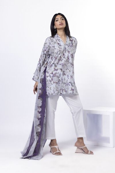 Printed | Lawn | Fabrics 2 Piece | Top and Dupatta | AED 100.00