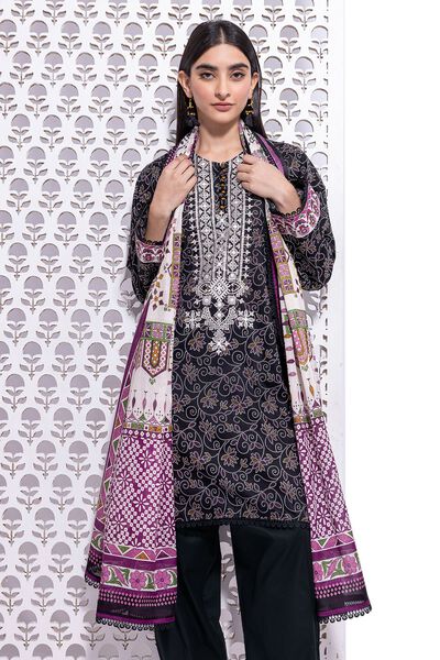 Lawn | Embroidered | Fabrics 3 Piece | AED 120.00