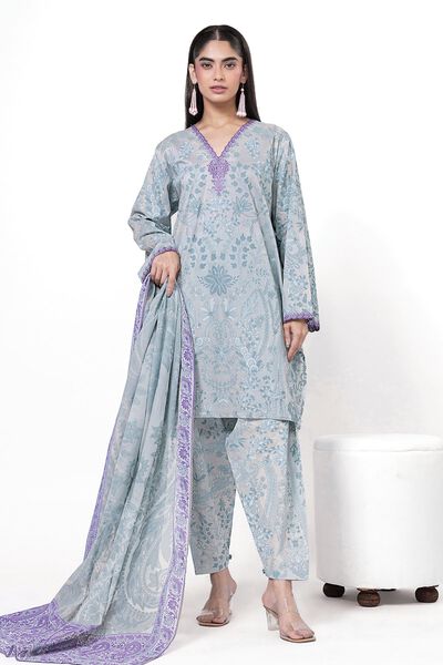 Embroidered | Lawn | Fabrics 3 Piece | AED 90.00