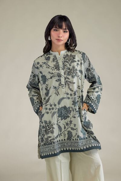 Printed | Cambric | Floral Cambric Kurta | AED 180.00