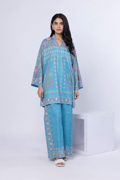Printed | Ripple Crinkle | Kurta | AED 50.00
