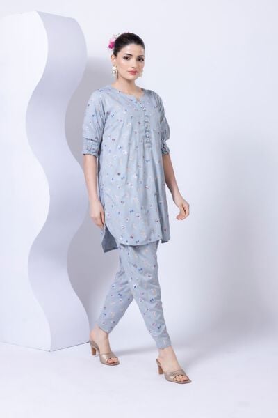 Embroidered | Crosshatch Raw Silk | Shalwar | AED 54.00