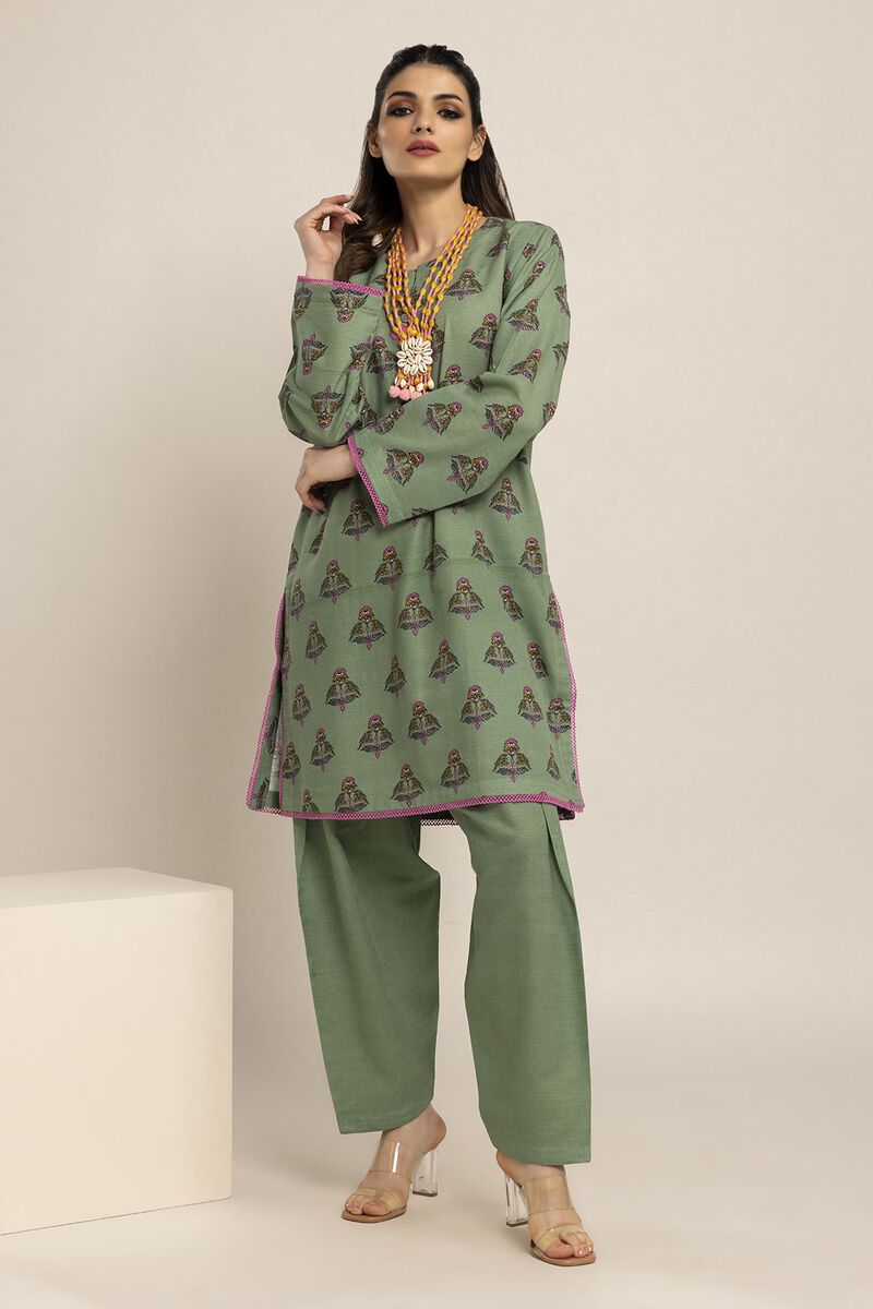 Light Khaddar | Printed | Fabrics 2 Piece | Top Bottoms | null