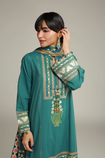Printed | Cambric | Cambric Co-ords Set | AED 120.00