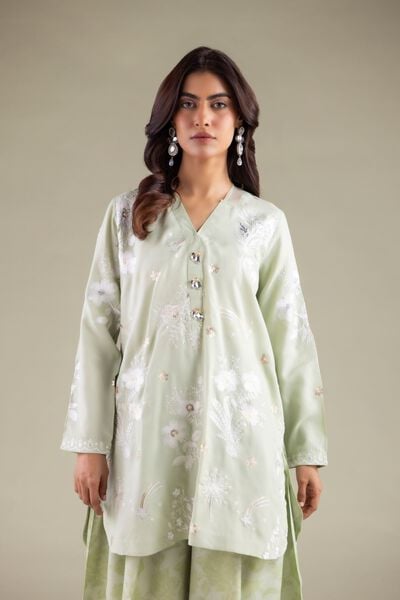 Embroidered | Raw Silk | Kurta | AED 100.00