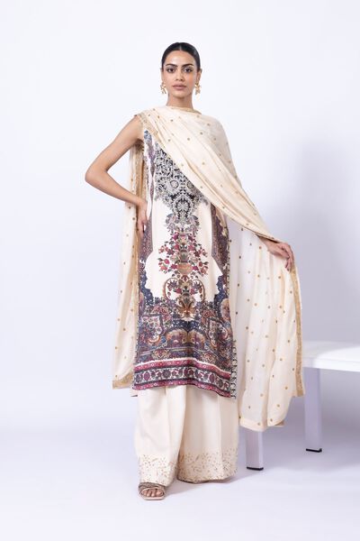 Embroidered | Thai Silk | Pants | AED 36.00