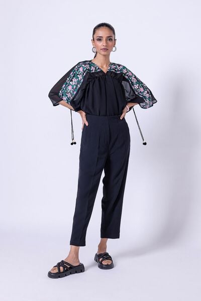 Dyed | Heavy Georgette | Trousers | AED 30.00