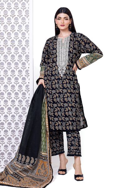 Light Khaddar | Embroidered | Fabrics 3 Piece | AED 140.00