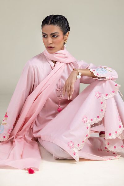 Embroidered | Textured Cotton | Kurta | AED 150.00