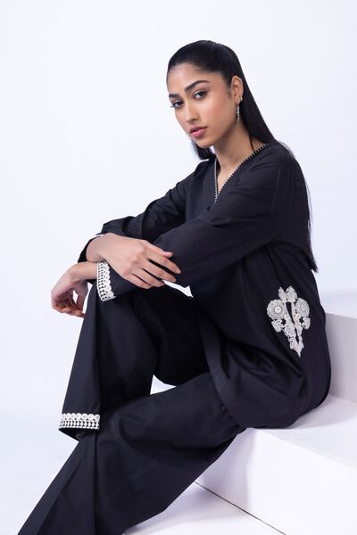 Embroidered | Crosshatch Poplin | Kurta | AED 50.00