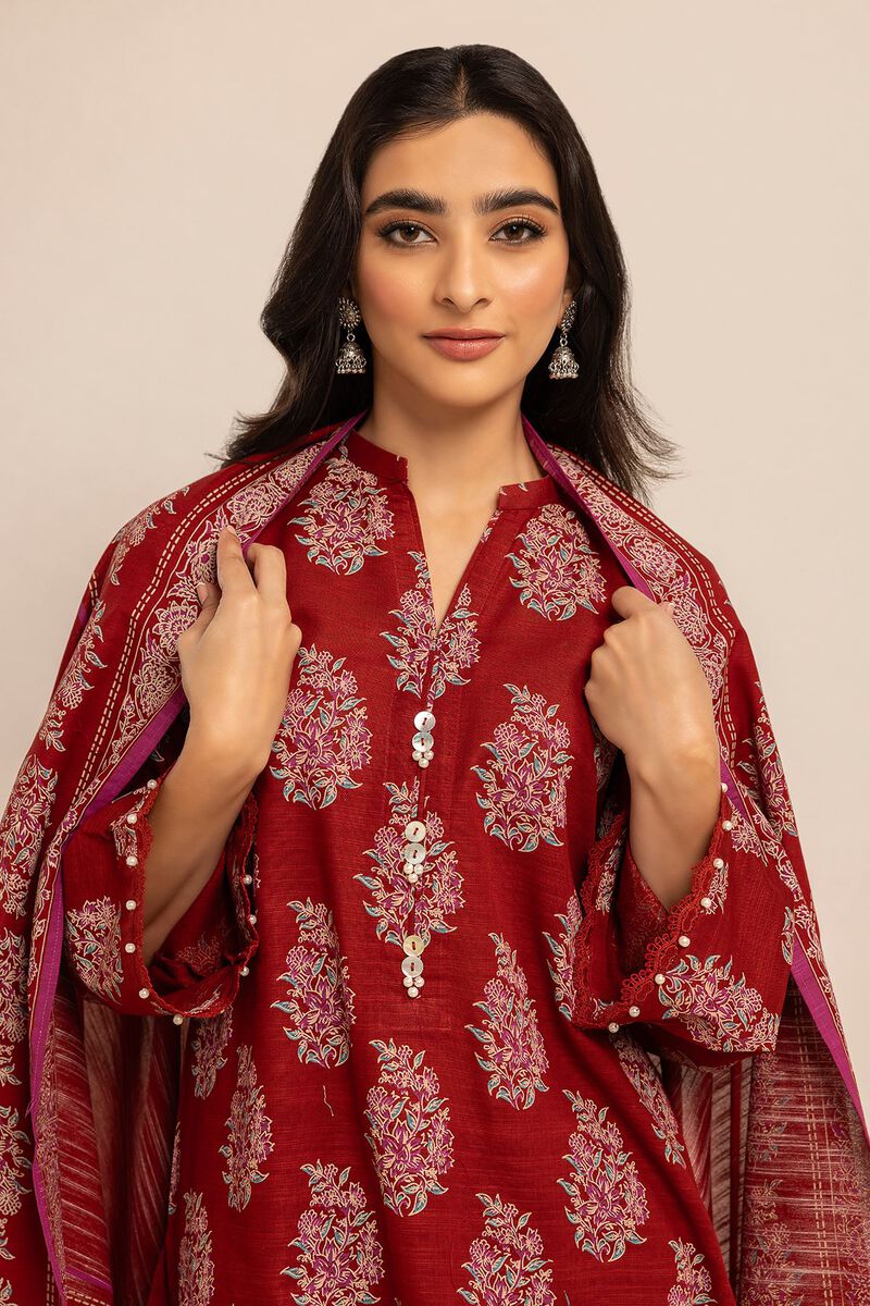 Printed | Khaddar | Fabrics 3 Piece | null
