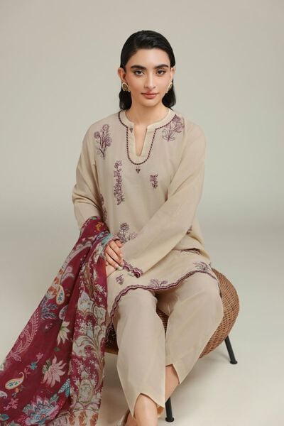 Embroidered | Cambric | Tailored 3 Piece | AED 300.00