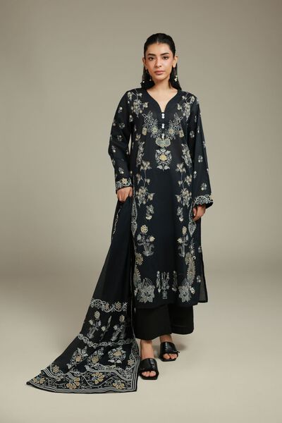 Printed | Cambric | Fabrics 3 Piece | AED 180.00