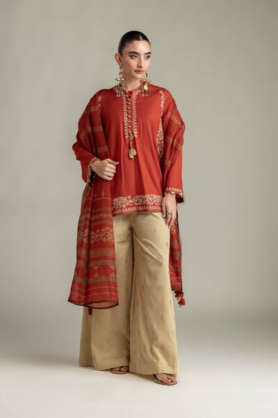 Embroidered | Mesuri | Embroidered Mesuri Dupatta | AED 150.00