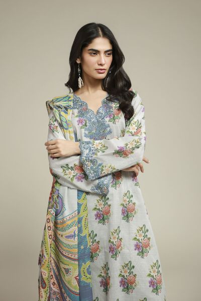 Embroidered | Mesuri | Fabrics 3 Piece | AED 180.00