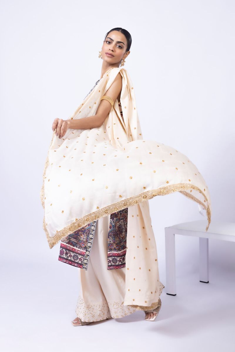 Embroidered | Light Thai Silk | Dupatta | null