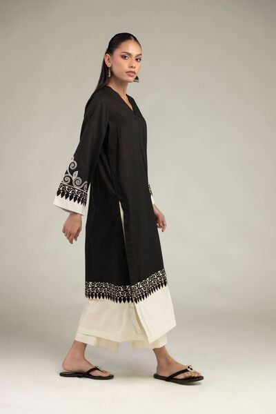 Embroidered | Cotton Dobby | Cotton Dobby Pants | AED 80.00