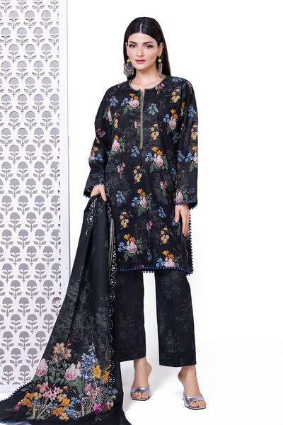 Light Khaddar | Printed | Fabrics 3 Piece | AED 120.00