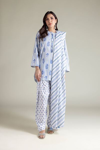 Embroidered | Cambric | Floral Cambric Kurta | AED 100.00