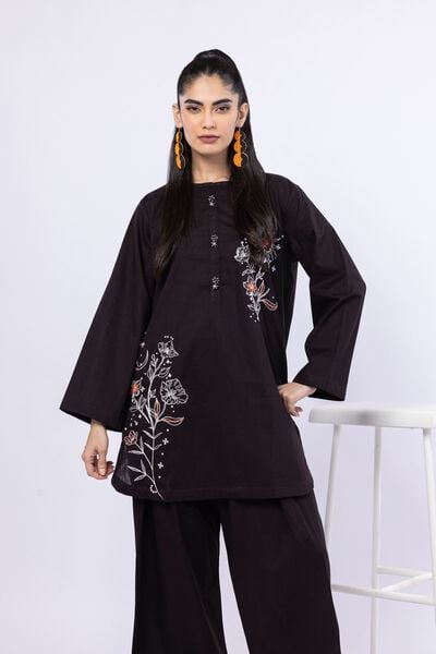 Embroidered | Crosshatch Poplin | Kurta | AED 50.00
