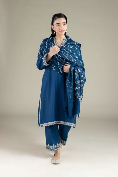 Embroidered | Heavy Blended Viscose | Pants | AED 95.00
