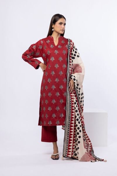 Embroidered | Crosshatch Poplin | Kurta | AED 140.00