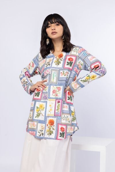 Printed | Viscose Crepe | Kurta | AED 100.00