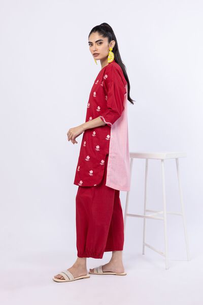 Dyed | Crosshatch Poplin | Pants | AED 18.00